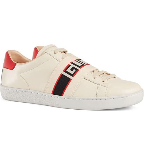 ace logo strap sneakers gucci for women|gucci ace sneakers price increase.